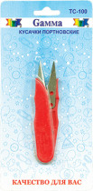 Ножницы GAMMA TC- 100 для обрезки ниток кусачки в блистере 105 мм 
