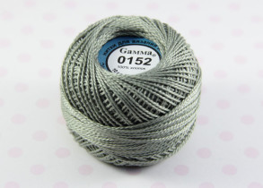 Пряжа Ирис 100% хлопок 10г 82м №0152 серый