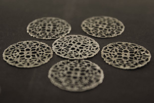 Филигранные элементы круг 6 шт под античное серебро