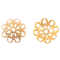 " Zlatka" Розетка для бус DC- 008/ 5 15 мм 5 шт №01 под золото