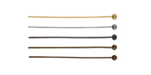  Штифт с шариком DC-106/10 35 мм 10 шт №02 под никель