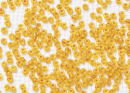 Бисер Чехия круглый 10/0 50г 81391 прозрачный желтый со светло-оранжевым прокрасом блестящий