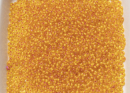 Бисер Чехия круглый 10/0 50г 81391 прозрачный желтый со светло-оранжевым прокрасом блестящий